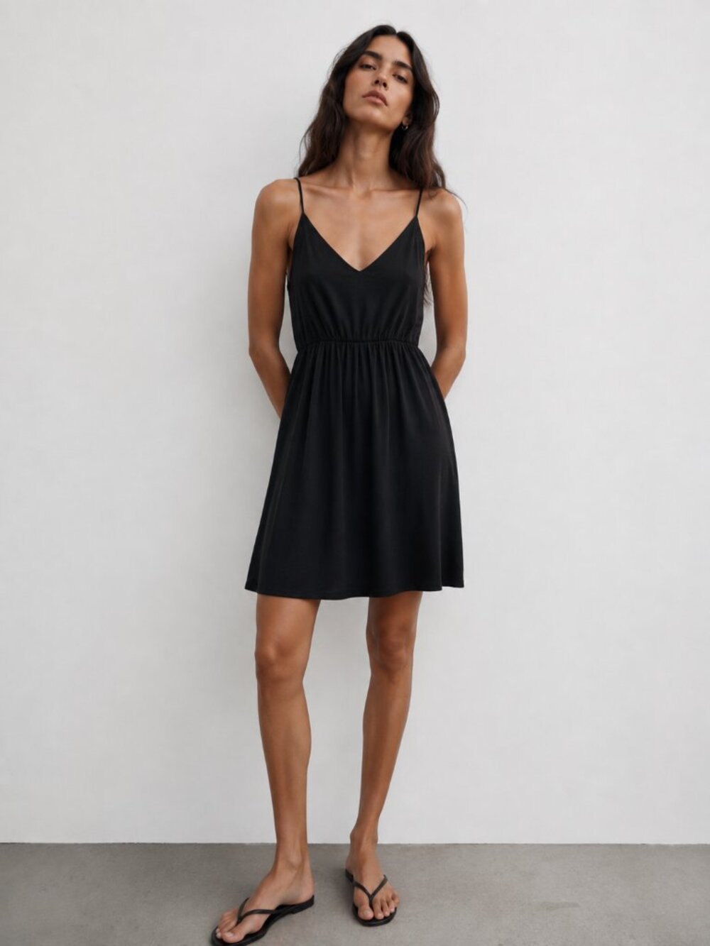 & Other Stories Min Black Dress - Size 4